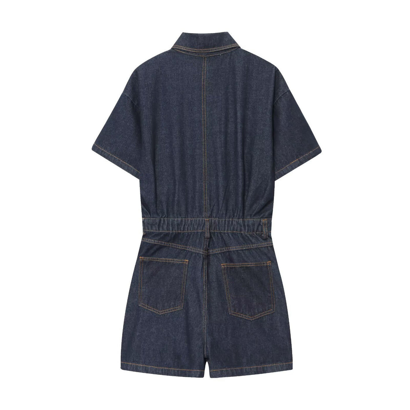 Abigail | denim romper