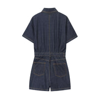 Abigail | denim romper