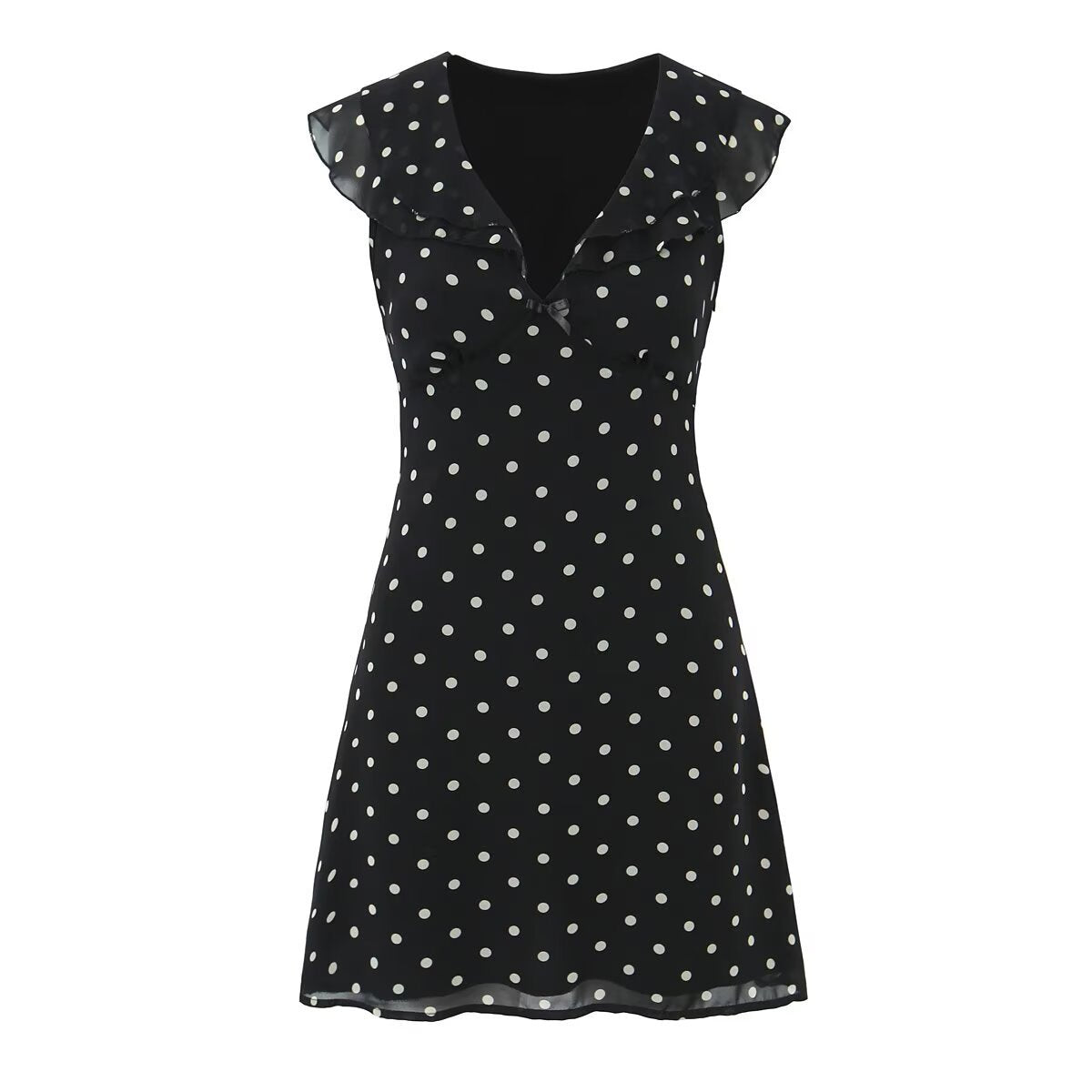 Harriet | polka dot mini dress