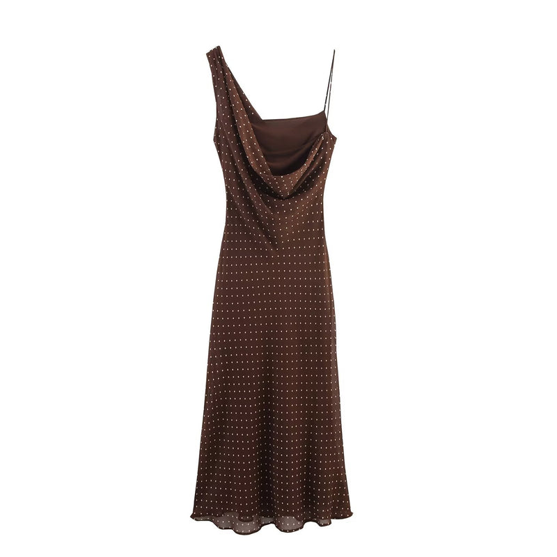 Rowan | polka dot midi dress