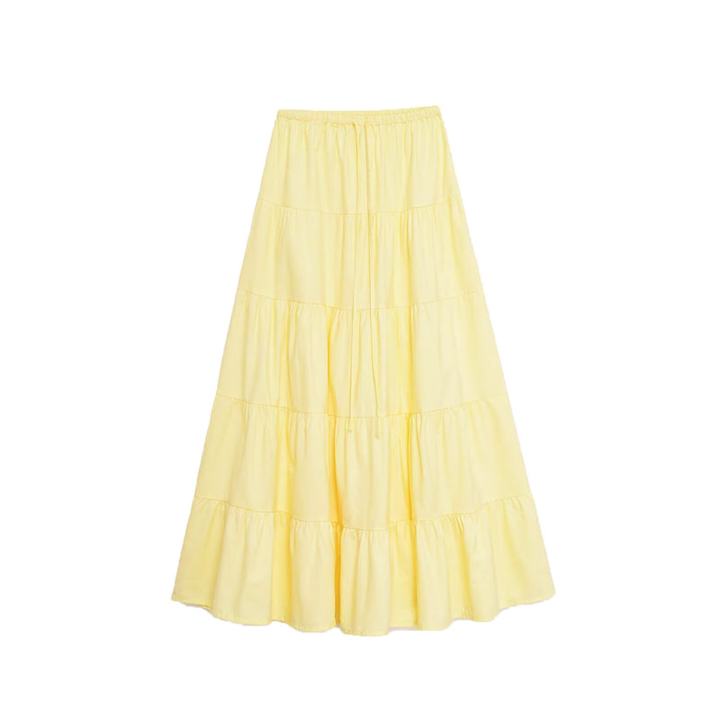 Yasmin | tiered maxi skirt