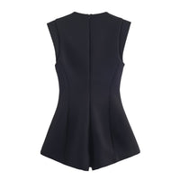 Ada | button up romper