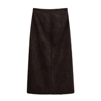 Amelia | wrap midi skirt