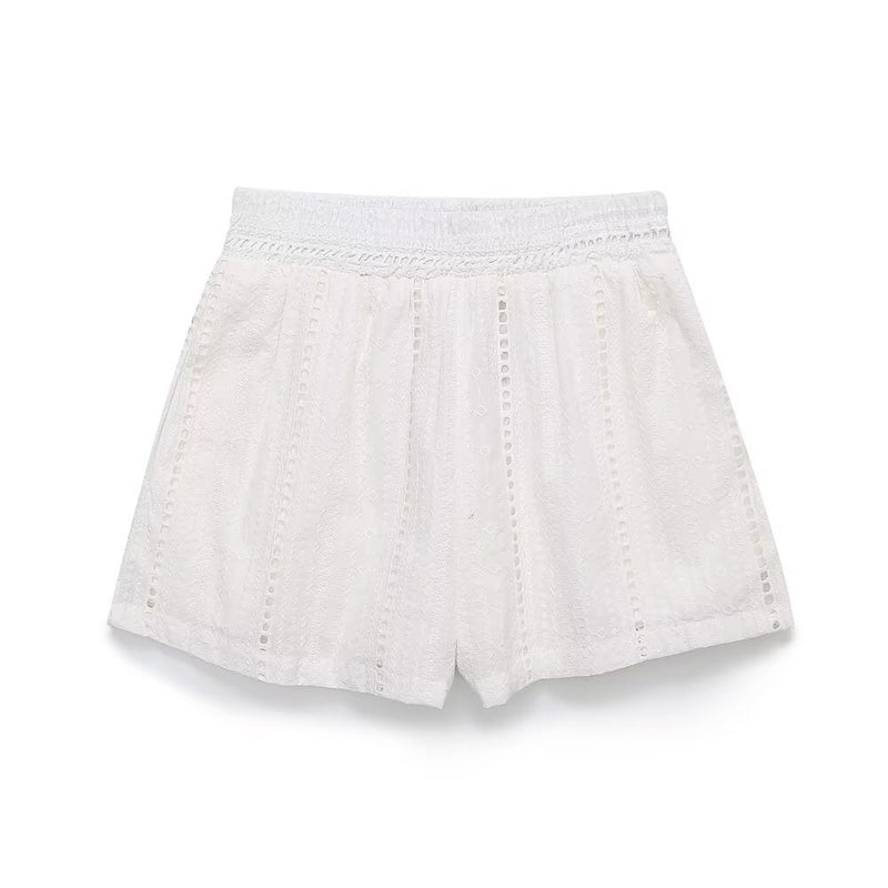 Esme | white summer shorts