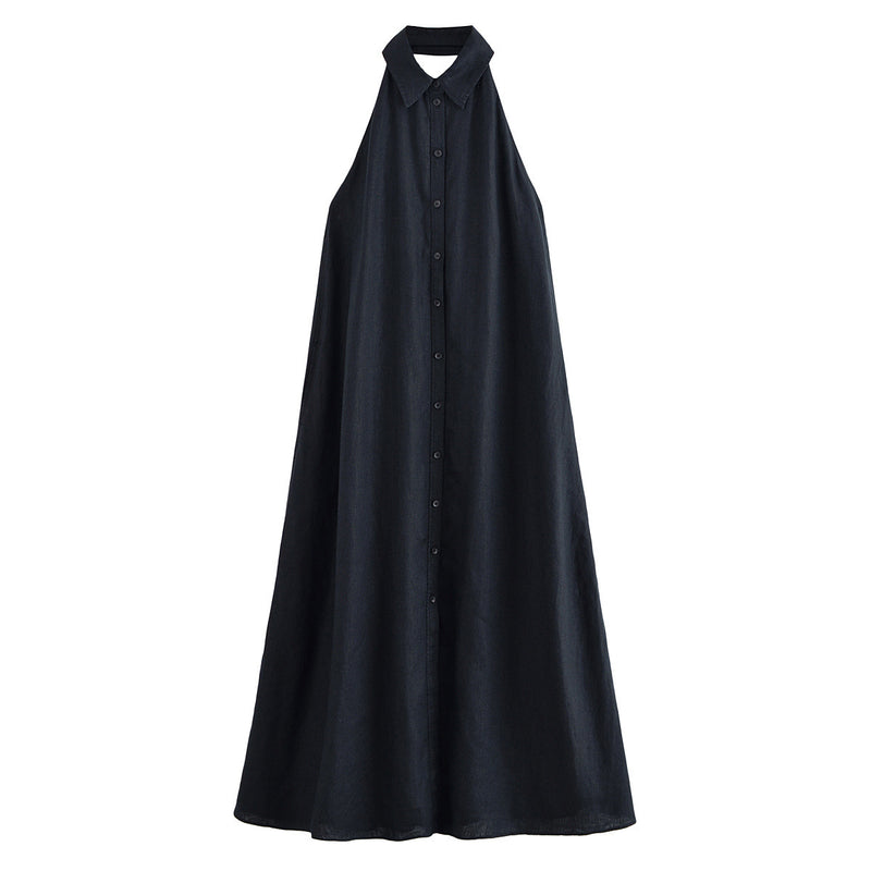 Rosa | halter neck maxi dress