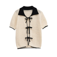Maya | tie front top