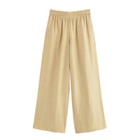 Elspeth | linen wide leg pants