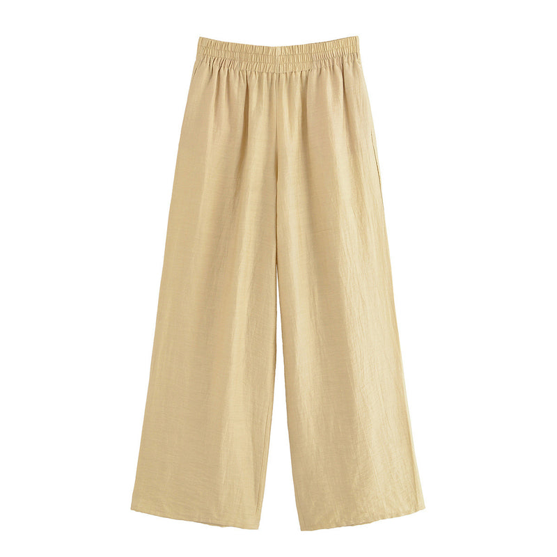 Elspeth | linen wide leg pants