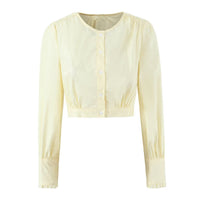 Juno | white puff sleeve top