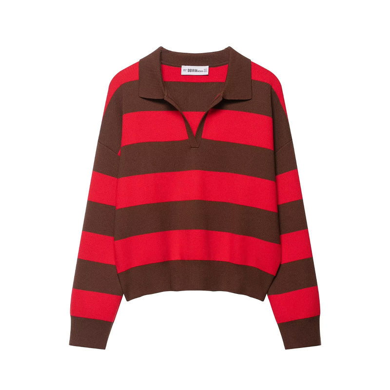 Emilia | striped knit top