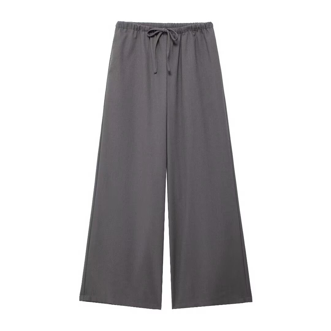Jemima | linen wide leg pants