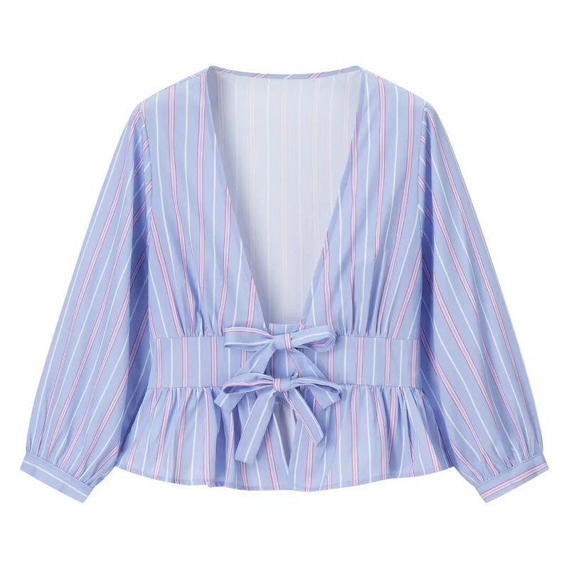 Romy | striped matching set