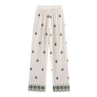 Hazel | linen wide leg pants