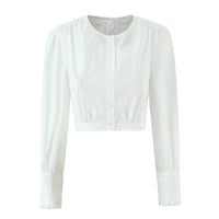 Juno | white puff sleeve top