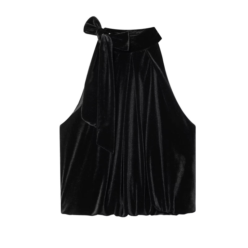 Martha | black halter top