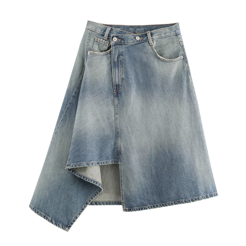 Grace | denim midi skirt