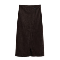 Amelia | wrap midi skirt