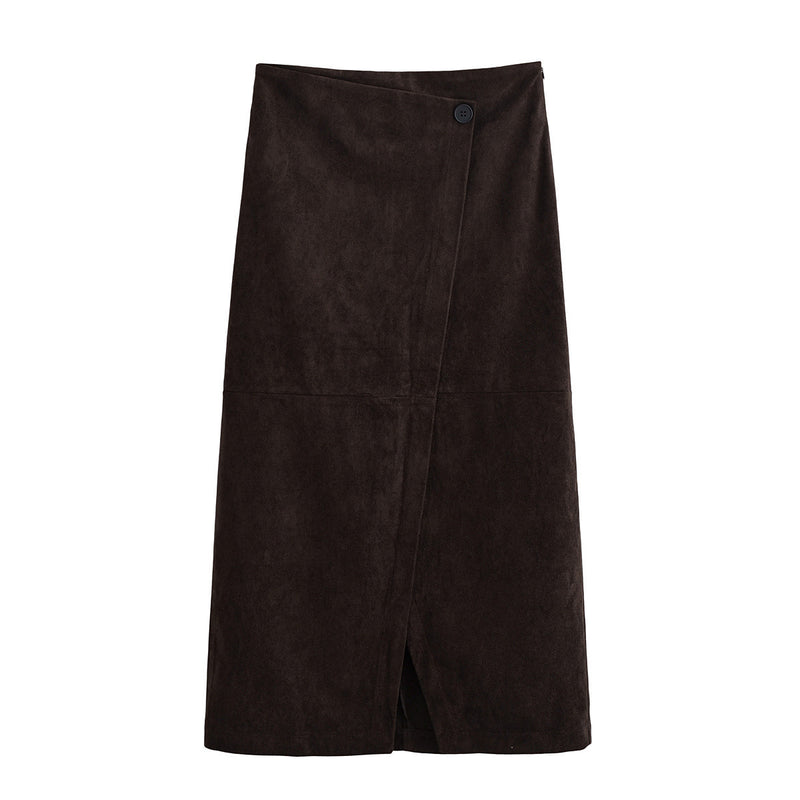 Amelia | wrap midi skirt