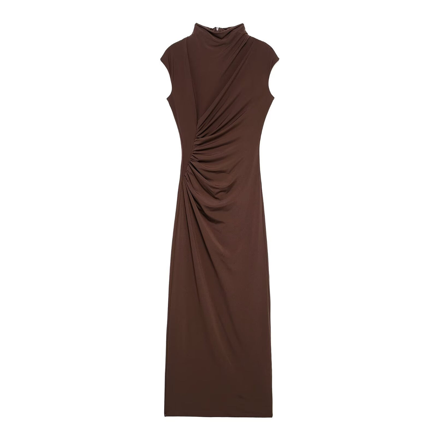 Hazel | ruched maxi dress