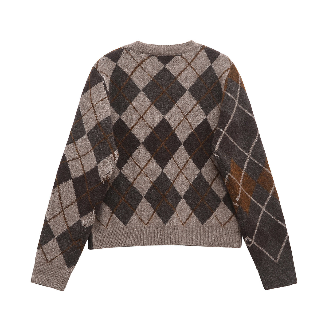 Ivy | argyle knit cardigan