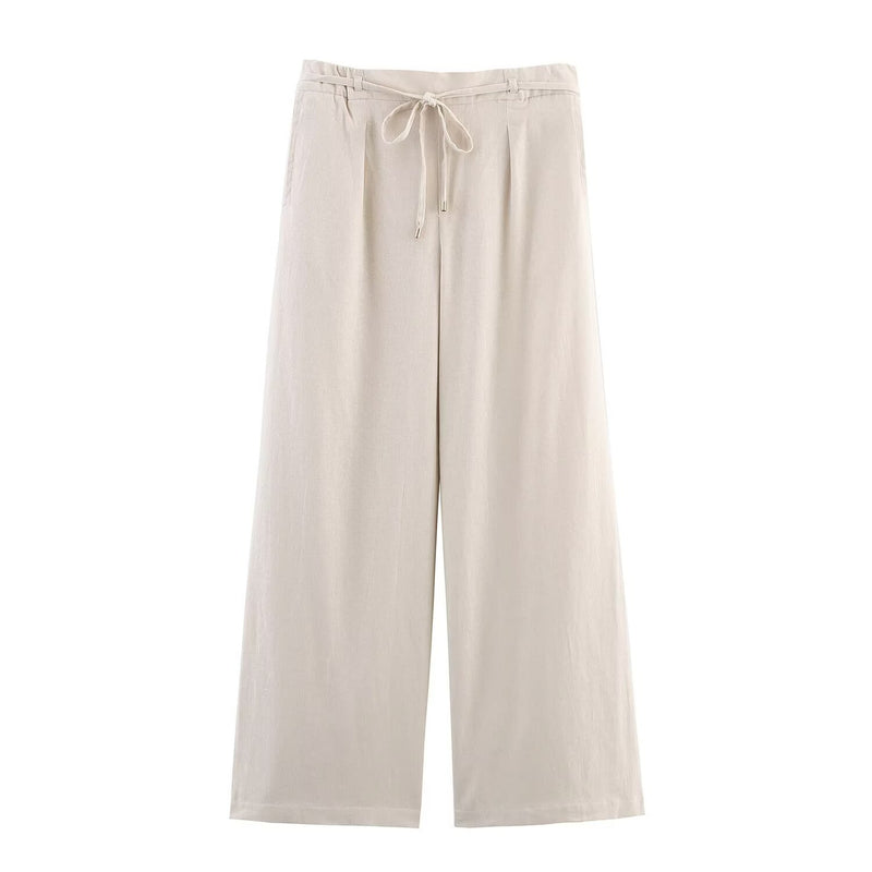 Emily | linen wide leg pants