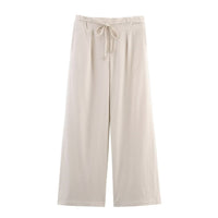 Francesca | linen wide leg pants