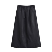 Isla | satin midi skirt