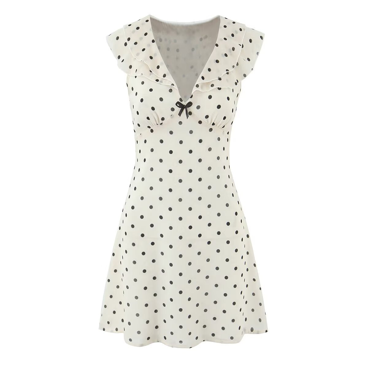 Harriet | polka dot mini dress