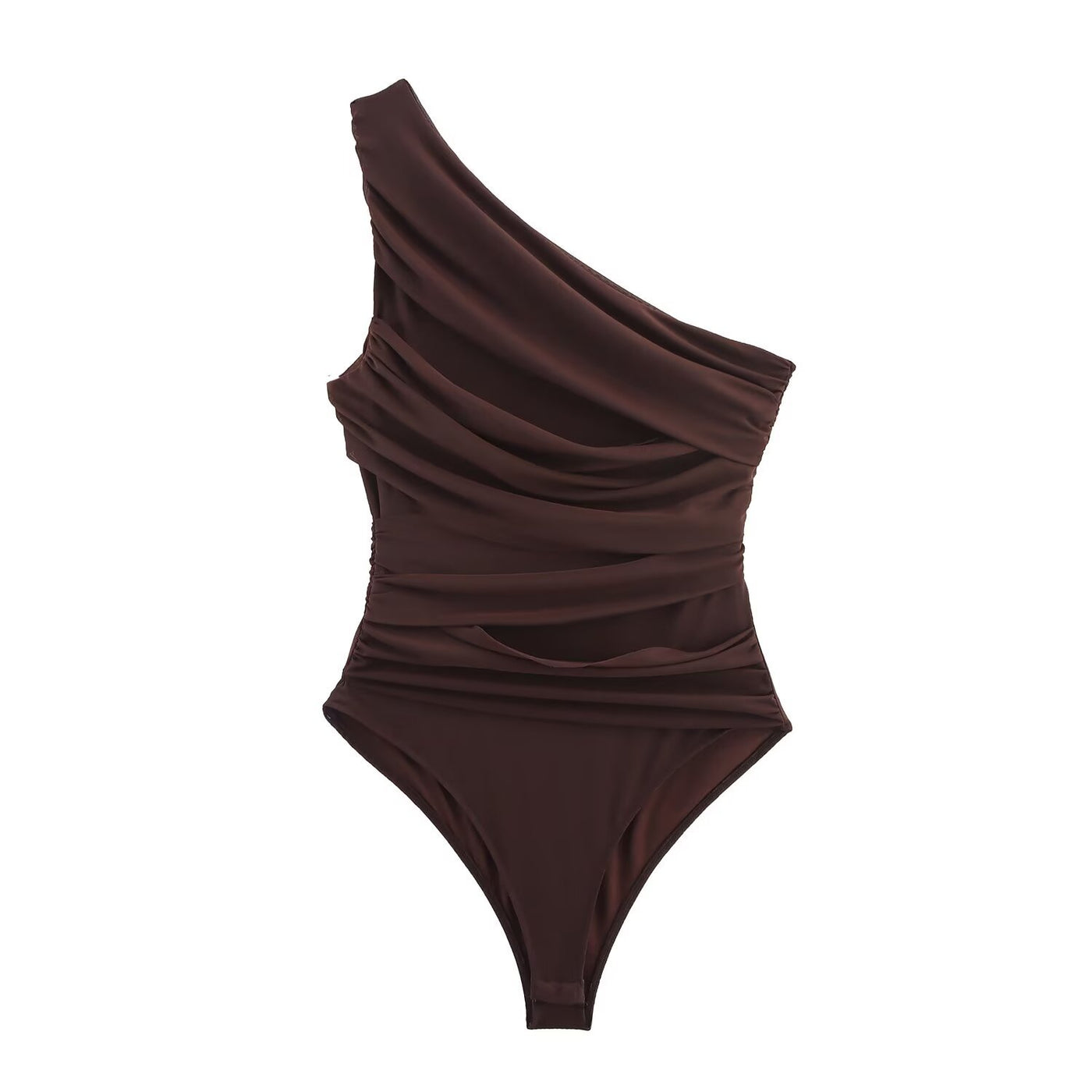 Lara | one shoulder ruched top