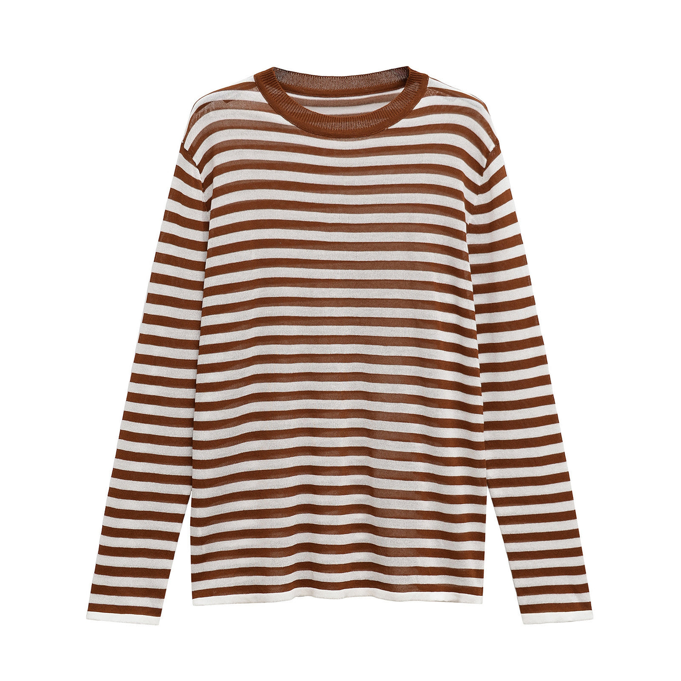Violet | striped long sleeve top