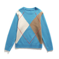 Celeste | argyle knit sweater