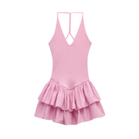 Nicole | halter neck mini dress