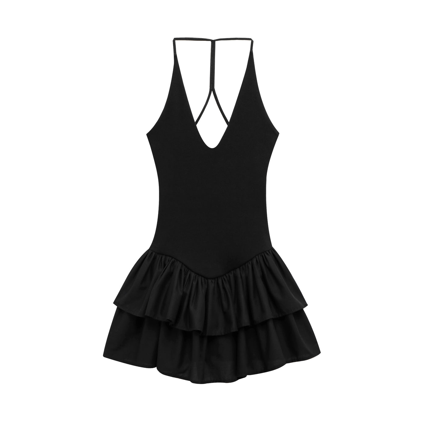 Nicole | halter neck mini dress