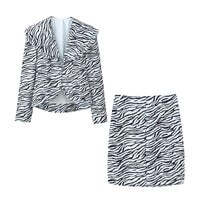 Matilda | zebra print matching set