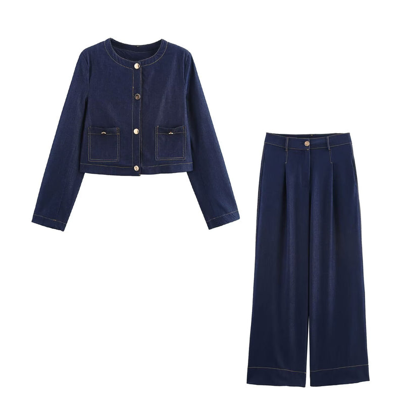 Orla | denim matching set