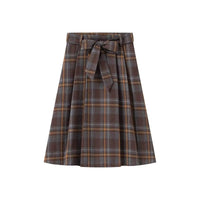 Iris | pleated midi skirt