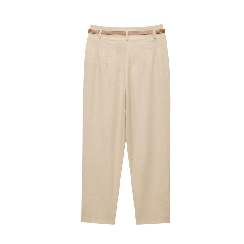 Nicole | linen wide leg pants