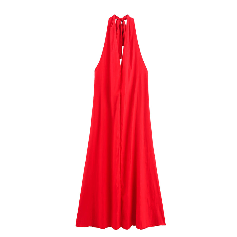 Saffron | halter neck dress