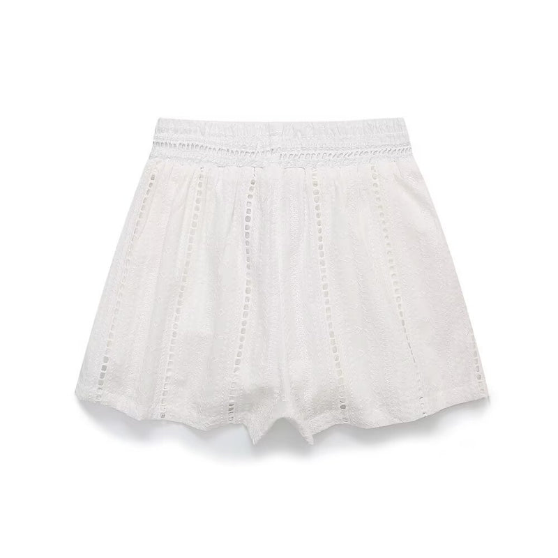 Esme | white summer shorts