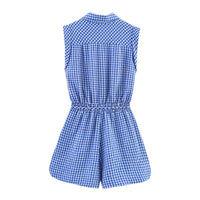 Bethany | button up romper