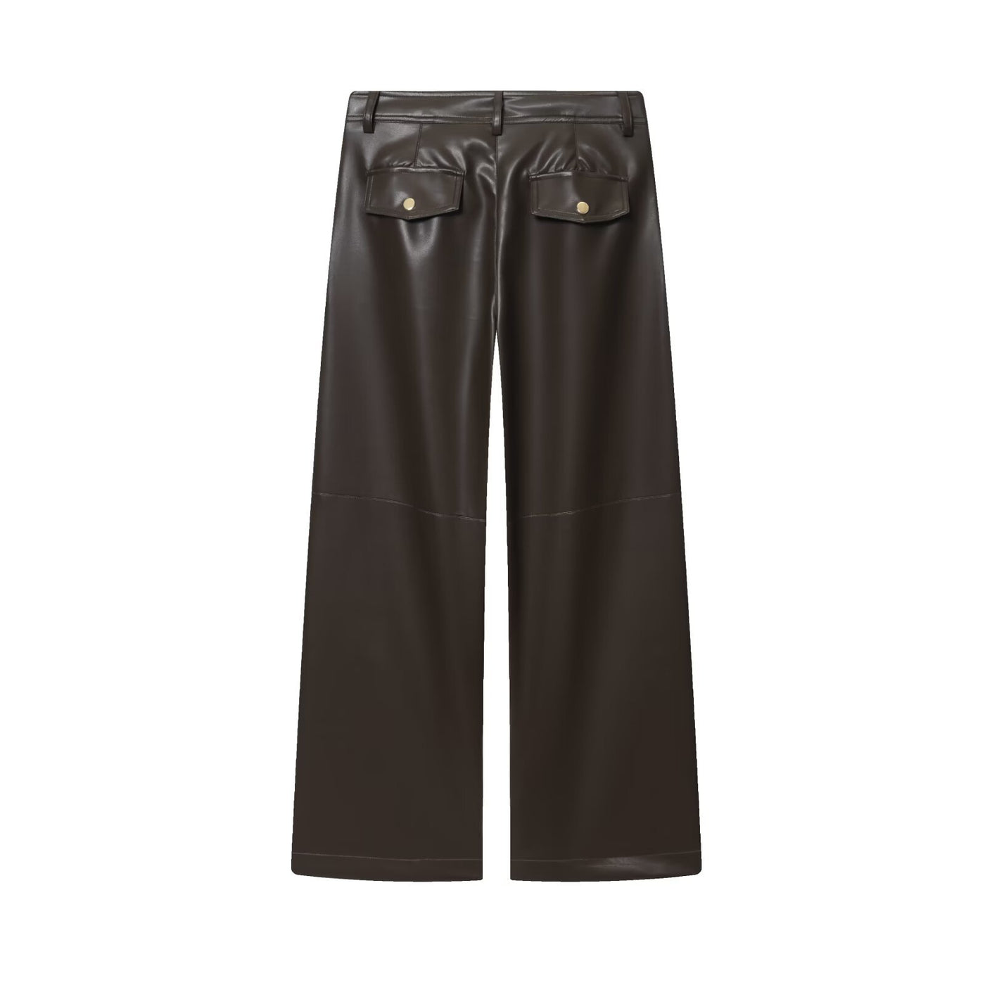 Una | leather wide leg pants
