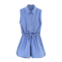 Bethany | button up romper