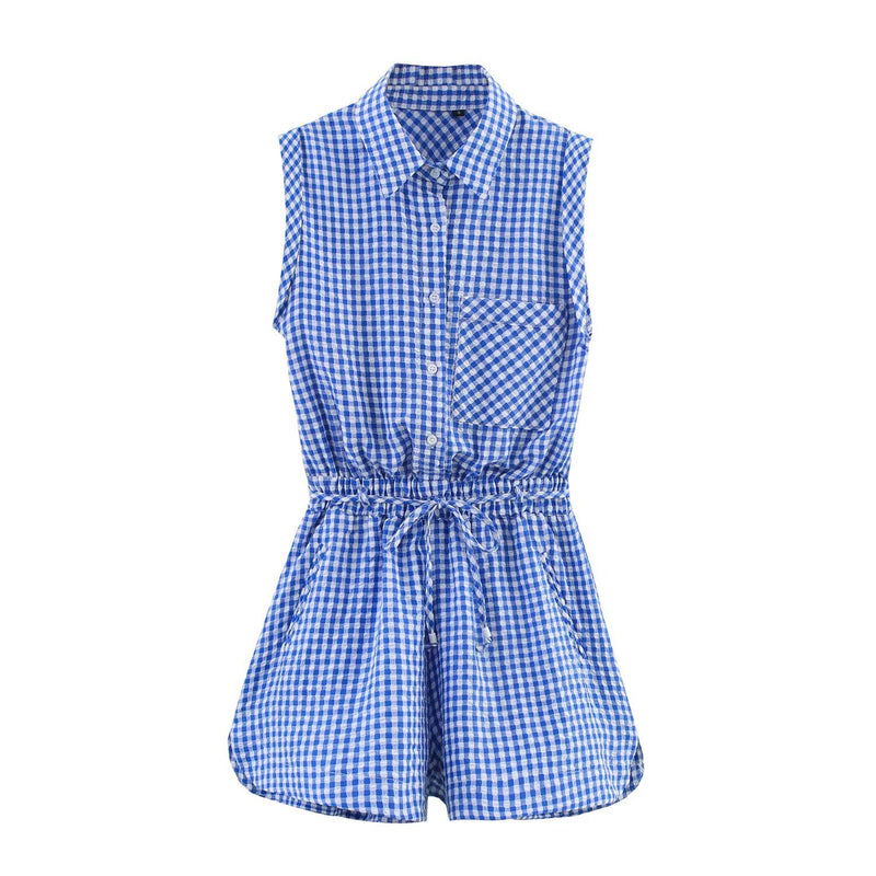 Bethany | button up romper