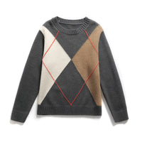 Celeste | argyle knit sweater