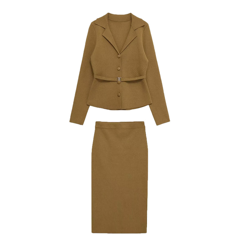 Scarlett | ribbed matching set