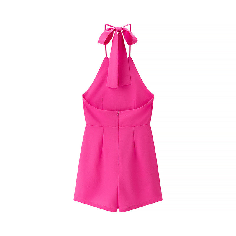 Rose | halter neck romper