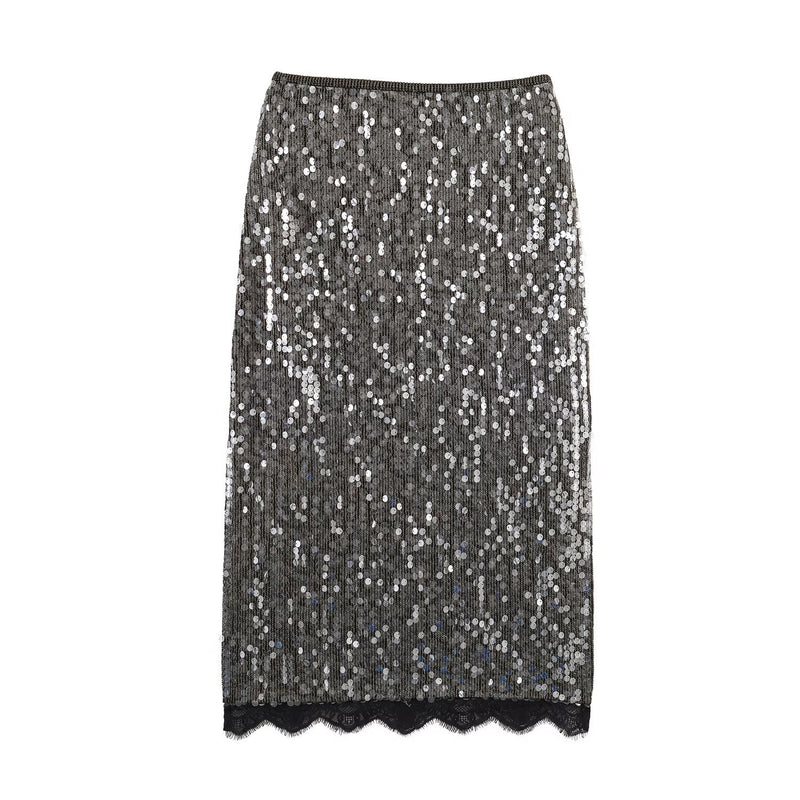 Jessica | sequin midi skirt