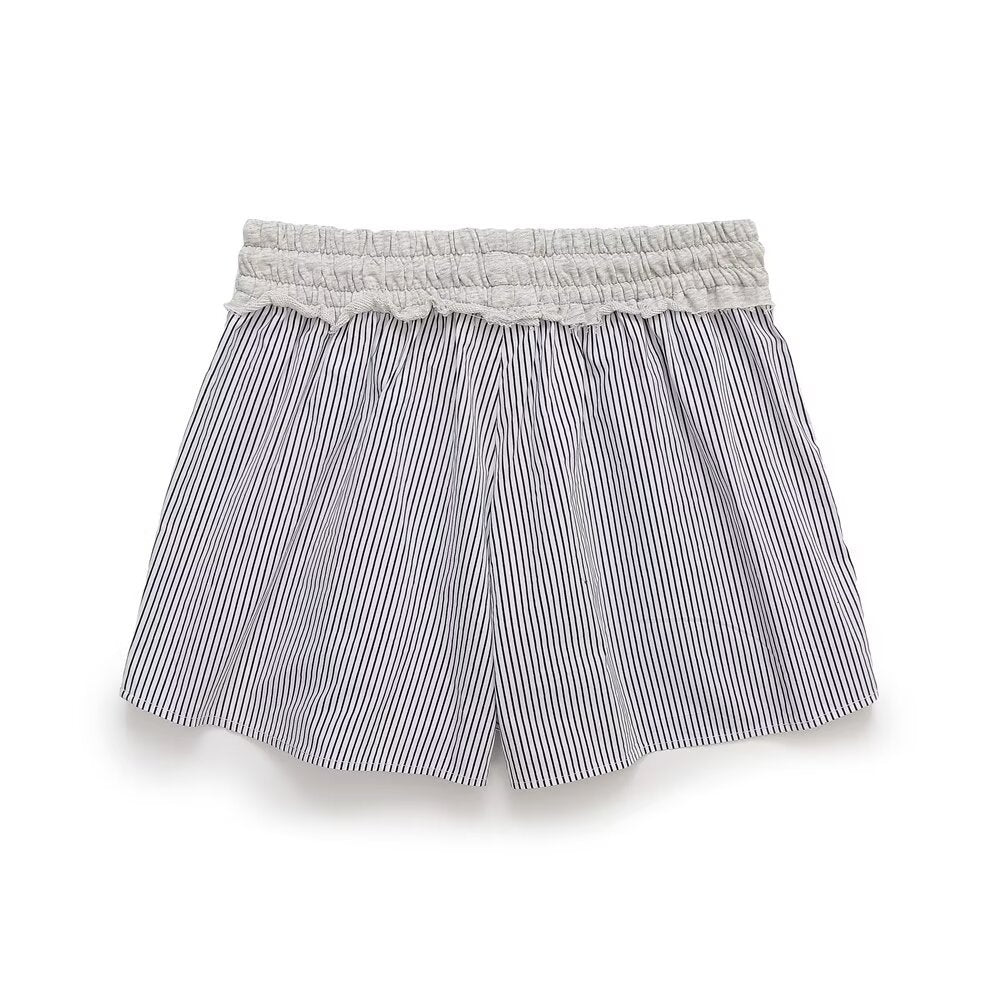 Stella | striped drawstring shorts