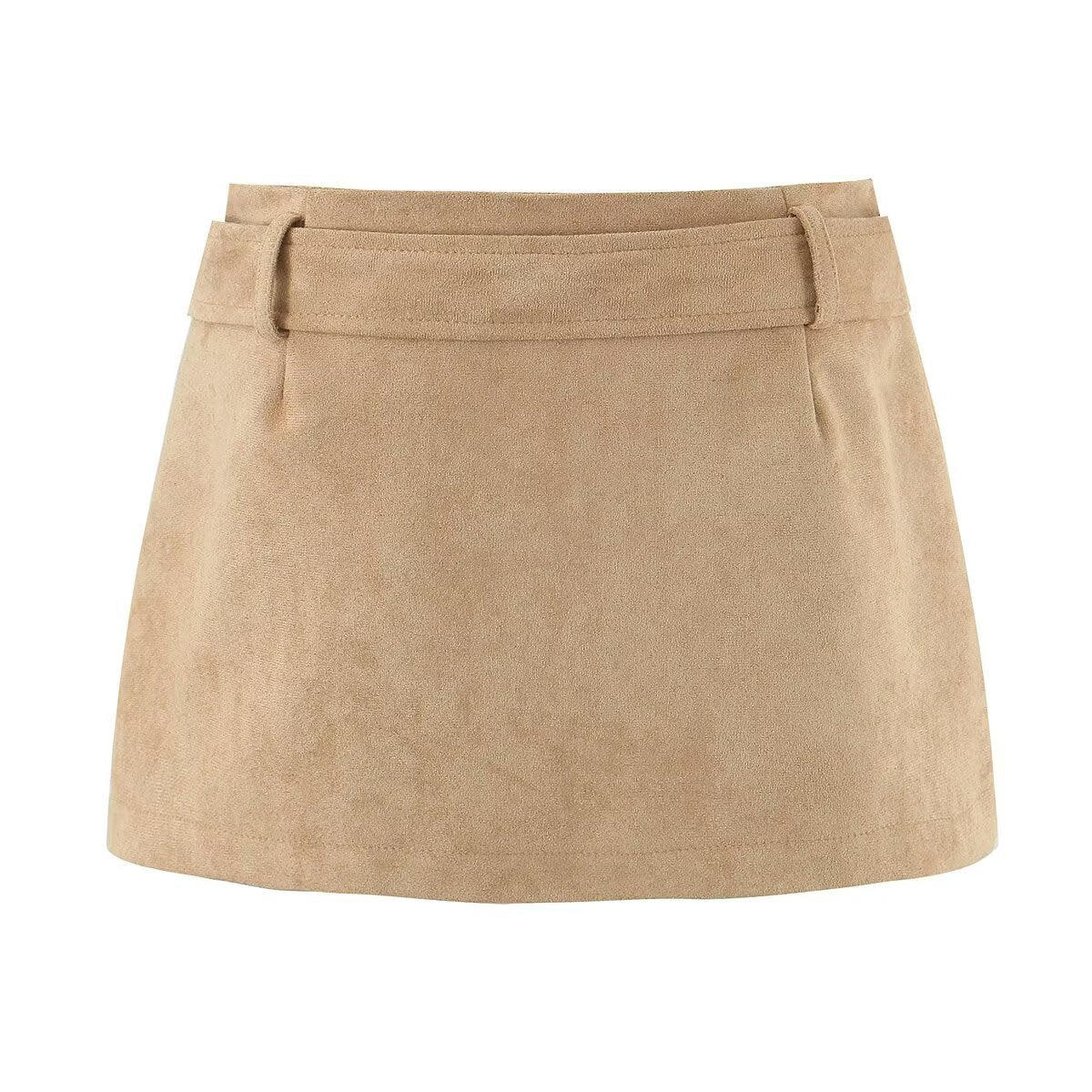 Edith | belted mini skirt