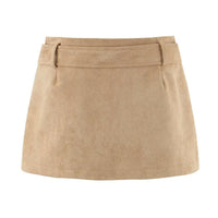 Edith | belted mini skirt